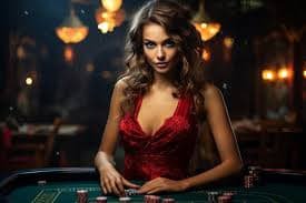 Tampilan permainan live casino jajan slot dengan dealer berkamera dan meja berkualitas tinggi